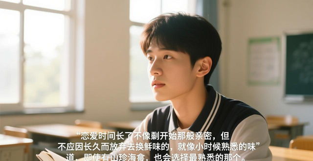 恋爱久了没感觉就分手换新？听听过来人怎么说