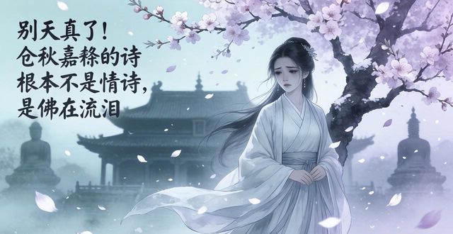 别天真了！仓央嘉措的诗根本不是情诗，是佛在流泪