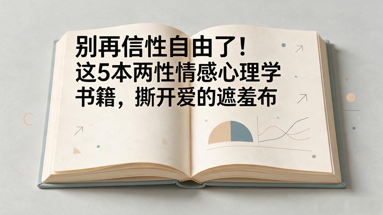 别再信性自由了！这5本两性情感心理学书籍，撕开爱的遮羞布