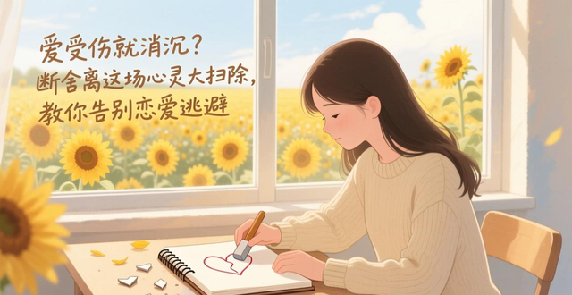 爱受伤就消沉？断舍离这场心灵大扫除，教你告别恋爱逃避