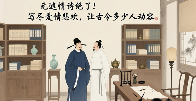 元稹情诗绝了！写尽爱情悲欢，让古今多少人动容