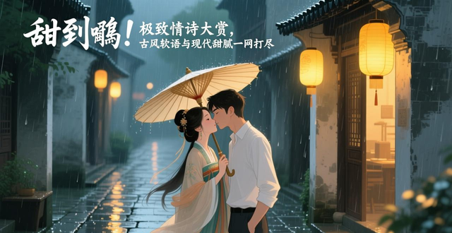 甜到齁！极致情诗大赏，古风软语与现代甜腻一网打尽