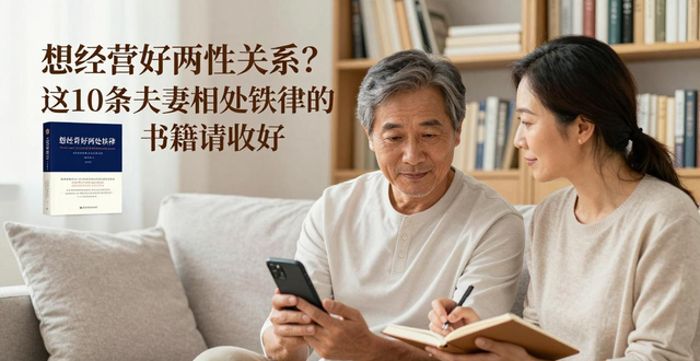 想经营好两性关系？这10条夫妻相处铁律的书籍请收好