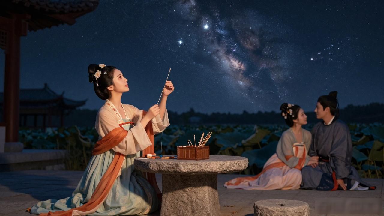 牛郎织女星象藏着爱情密码？七夕情侣头像选这对，银河都为你让路