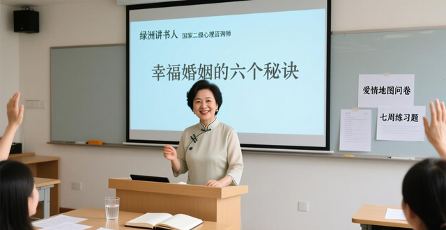 七夕节这场两性情感讲座，教你破译幸福婚姻的密码