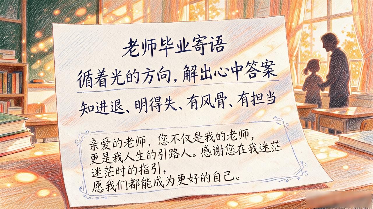 老师把毕业告白写成试卷情书，最后一题直接让全班哭成泪人