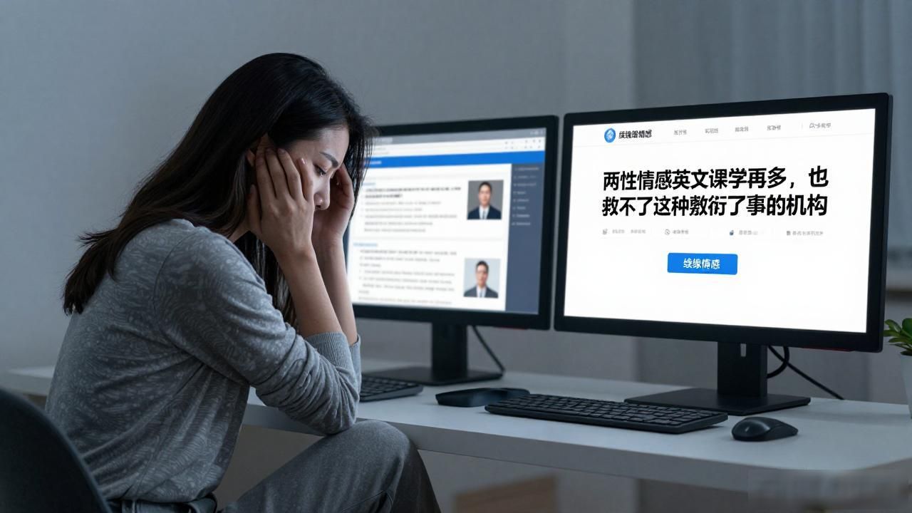 两性情感英文课学再多，也救不了这种敷衍了事的机构