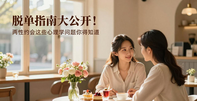 脱单指南大公开！两性约会这些心理学问题你得知道