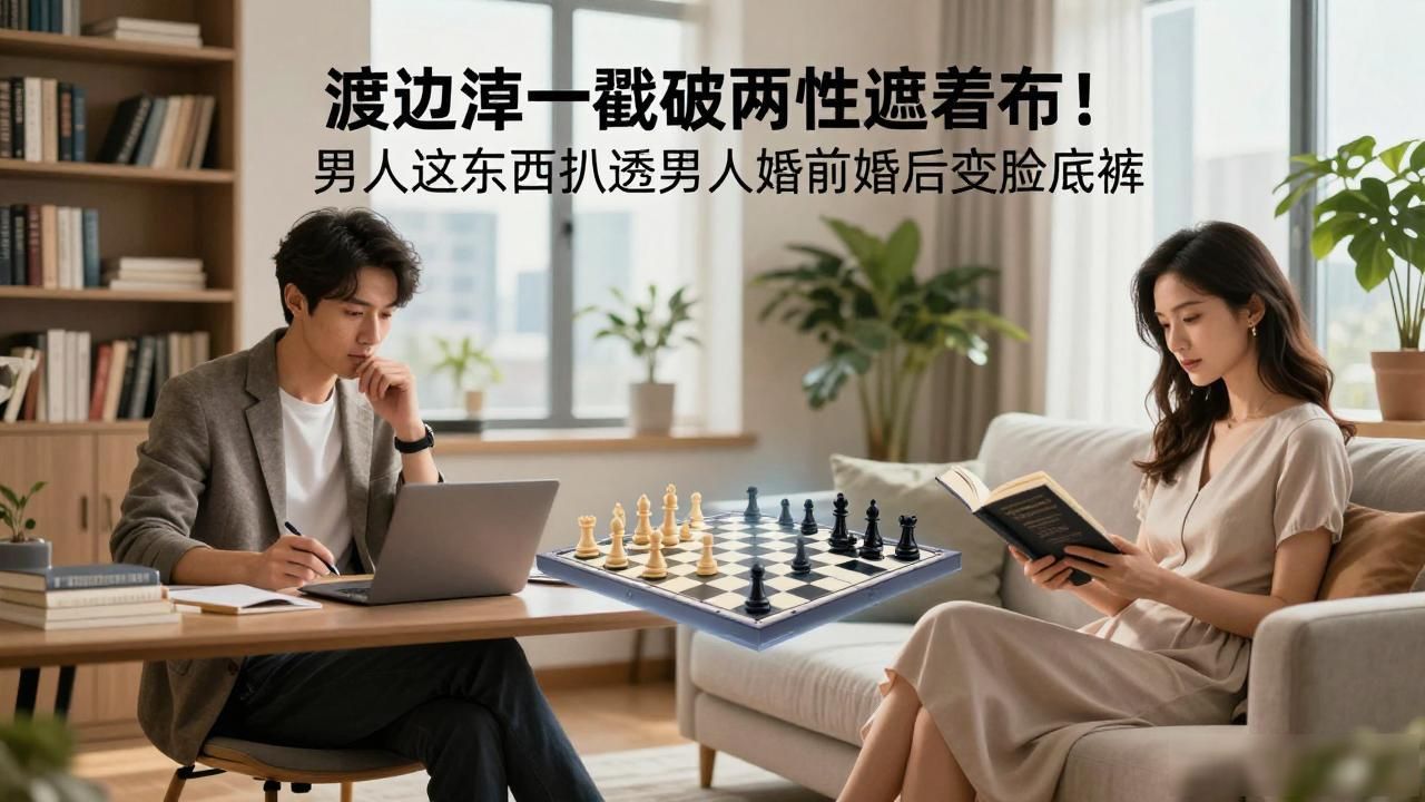 渡边淳一戳破两性遮羞布！男人这东西扒透男人婚前婚后变脸底裤