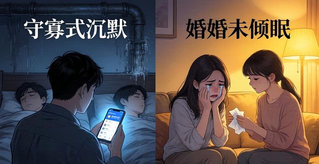 婚姻最可怕的不是吵架，而是连架都懒得吵的守寡式沉默