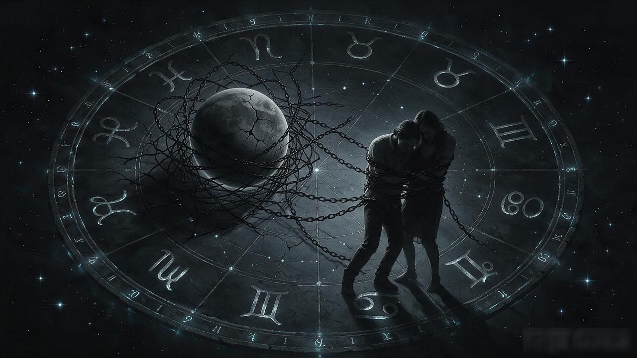 情侣合盘星盘查询扎心真相！土星落七宫竟是扯不开的虐缘枷锁