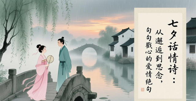 七夕话情诗：从邂逅到思念，句句戳心的爱情绝句