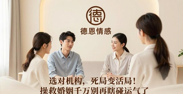选对机构，死局变活局！挽救婚姻千万别再瞎碰运气了