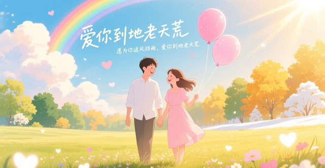 感人表白情书中的深情告白：愿为你遮风挡雨，爱你到地老天荒
