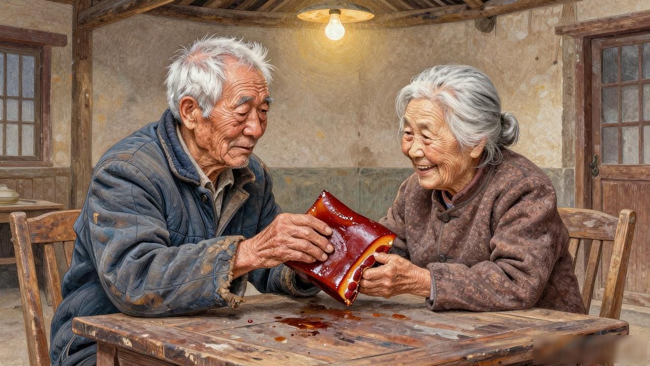 痴呆姥爷忘了一切，却记得把肘子塞给姥姥，这爱情，刺痛了谁的眼？