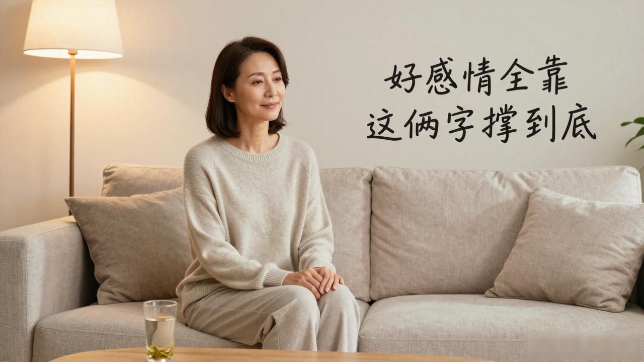 花甲阿姨掏心窝两性口述：好感情全靠这俩字撑到底