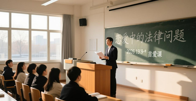 天津大学“爱情课程”开班首讲《爱情的法则》