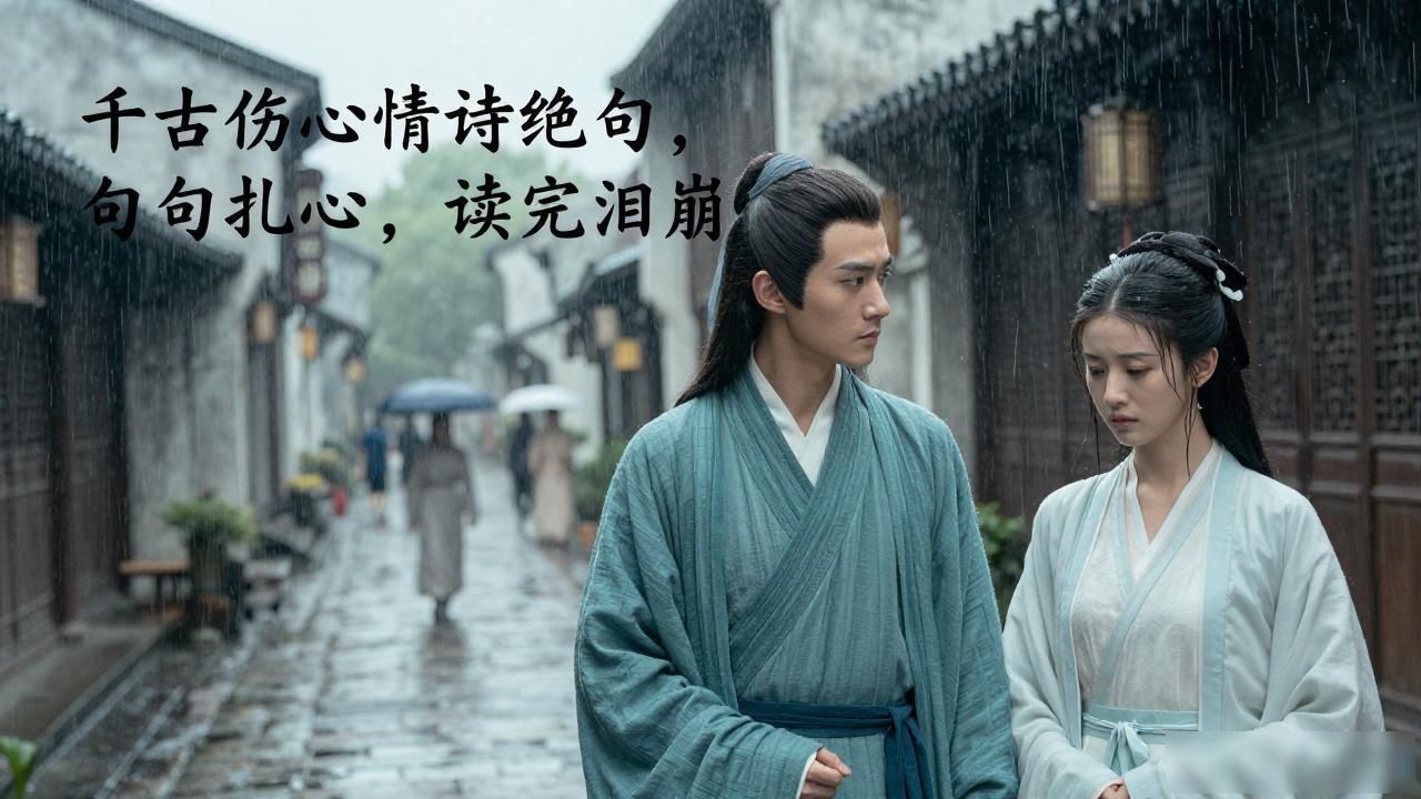 千古伤感情诗绝句，句句扎心，读完泪崩