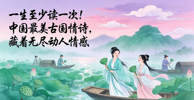 一生至少读一次！中国最美古风情诗，藏着无尽动人情感