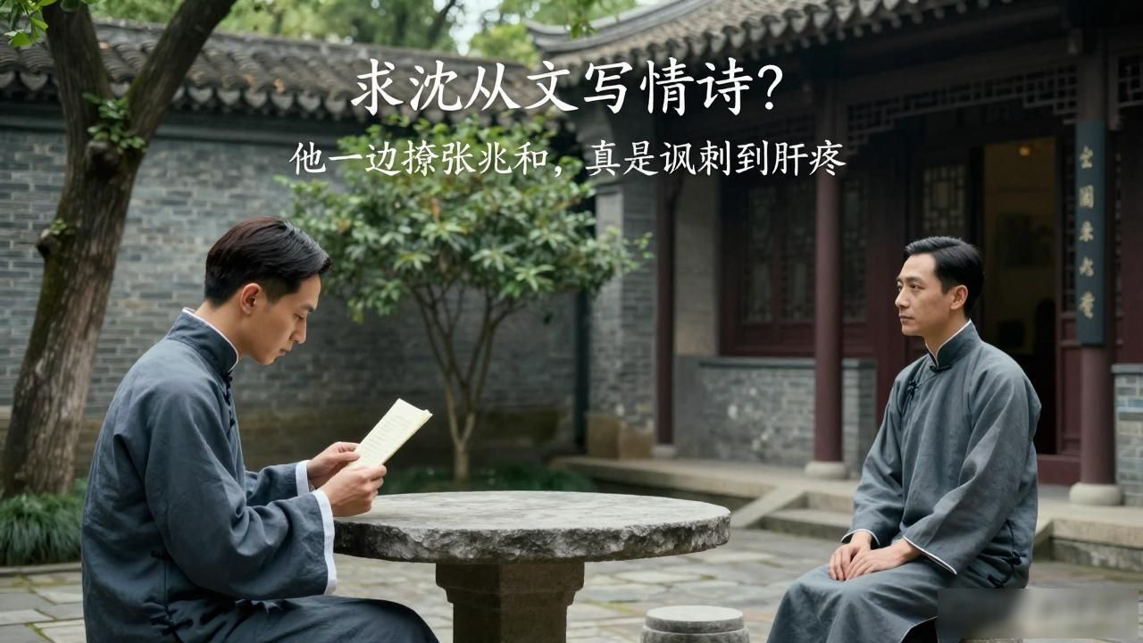 求沈从文写情诗？他一边撩张兆和，一边撩别人，真是讽刺到肝疼