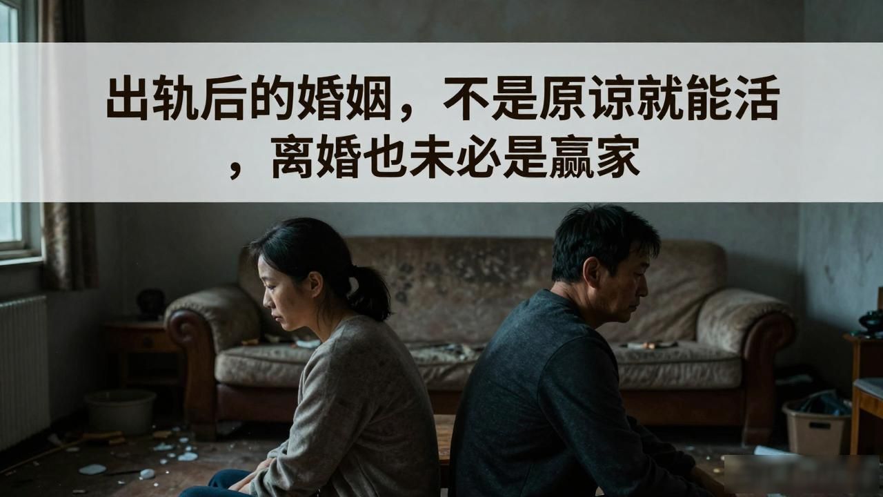 出轨后的婚姻，不是原谅就能活，离婚也未必是赢家