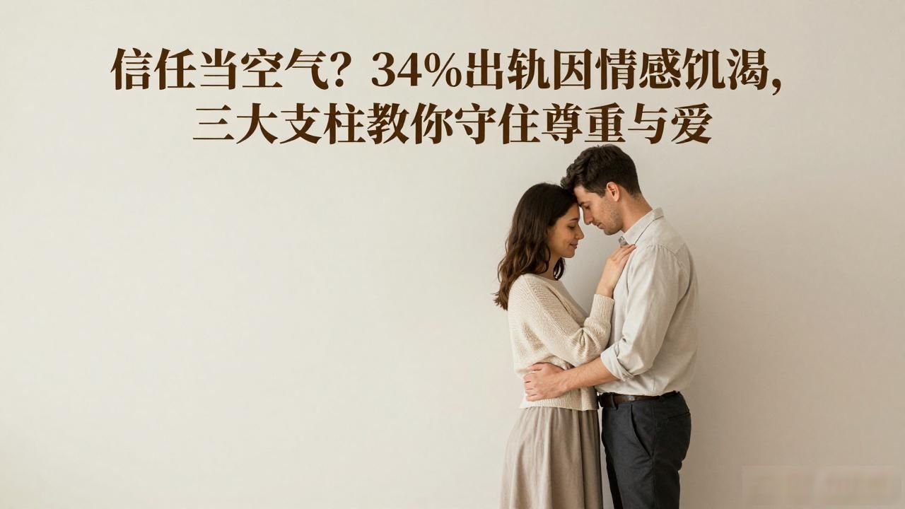 信任当空气？34%出轨因情感饥渴，三大支柱教你守住尊重与爱