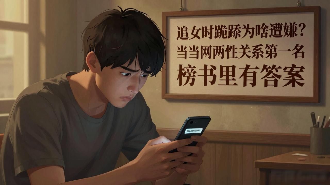 追女时跪舔为啥遭嫌？当当网两性关系第一名榜书里有答案