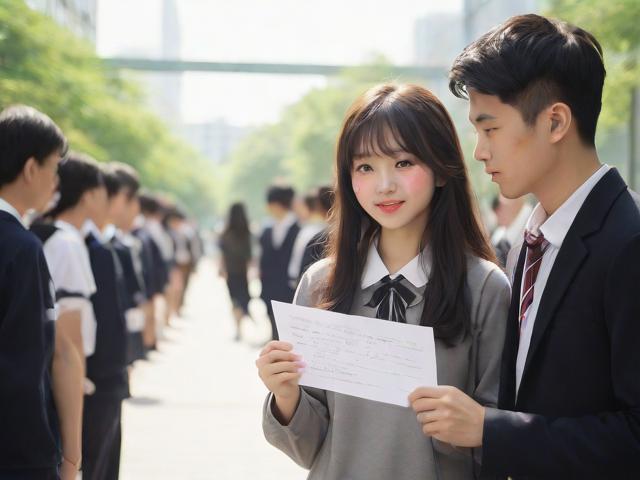 贵阳一高校女生表白-贵阳一中女学生